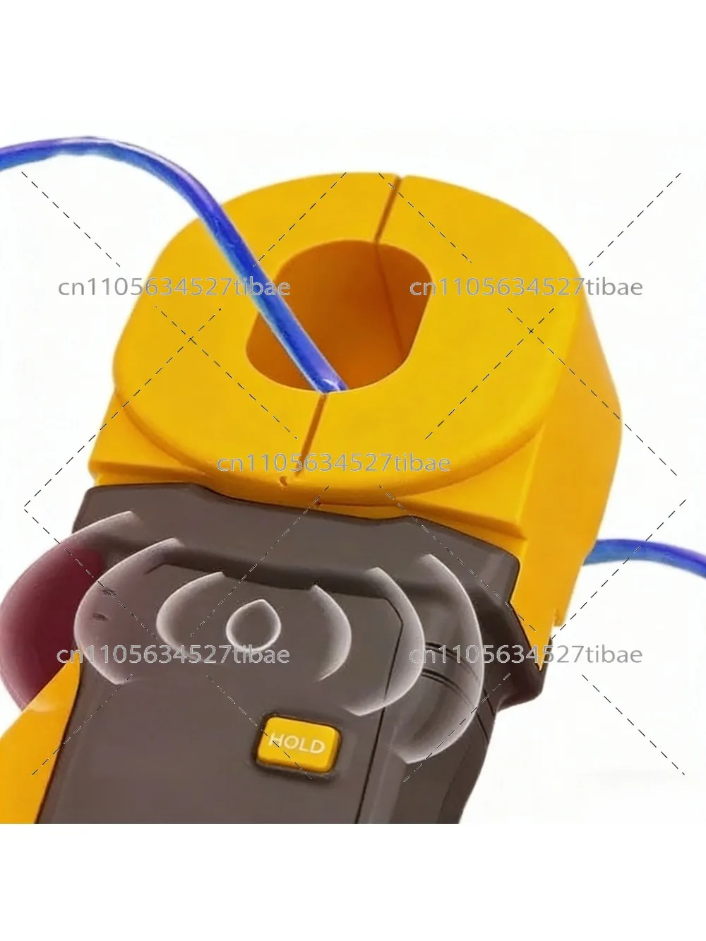 ST4100 Digital LCD Clamp Ground Resistance Meter Ground Earth Resistance Meter Tester Resistance range 0.010~500Ω Data Storage
