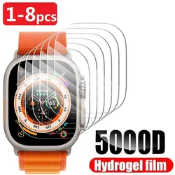 Hydrogel Protective Film for Apple Watch Ultra 49MM 8 7 6 SE 5 4 3 45MM 41MM 44MM 40MM 42MM 38MM iWatch Screen Protector Foil