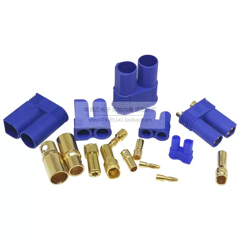 EC2 2mm/EC3/EC5/EC6/EC8 Male Female Golden Bullet Connector Plug For RC ESC Motor Lipo Battery Car Airplane Boat Done DIY Parts