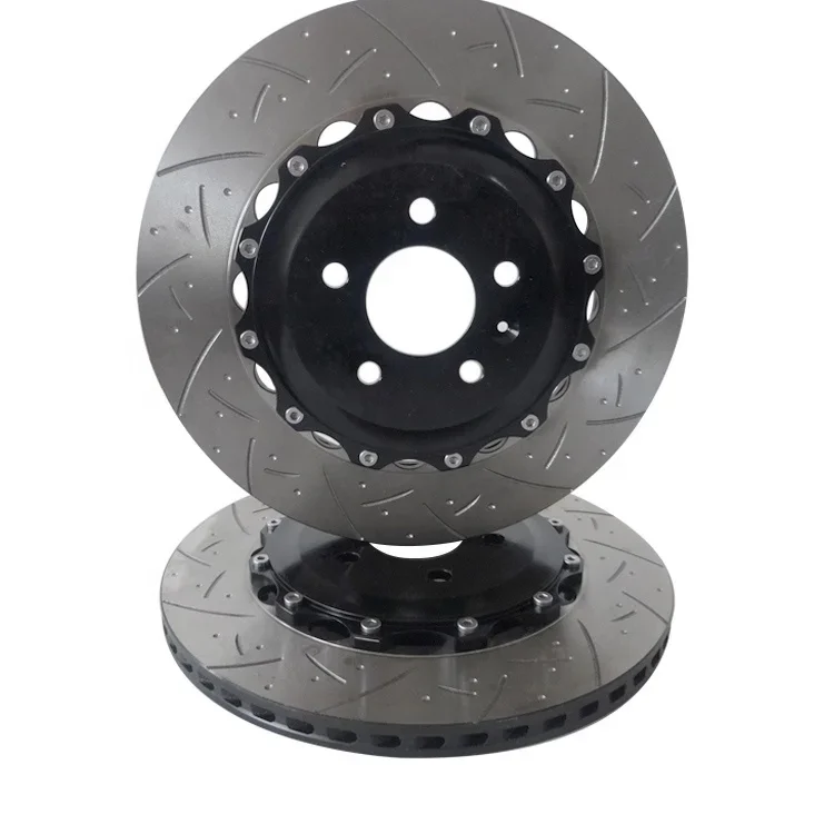 

4H0615601L Floating Disc 2 Piece Rear Drilled Slotted Brake Rotor For Rs4 A4 A6 A7 A8 S6 C6 C7 B8 D3 Quattro