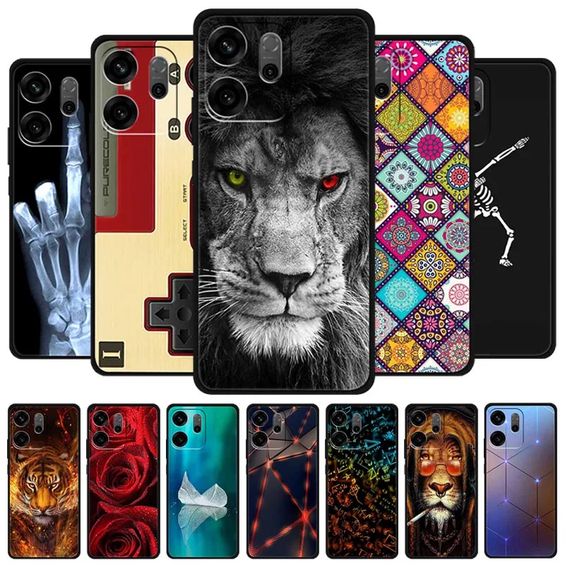 For Oppo Reno14 F Case Cool Cartoon Colorful Soft Silicone Back Cover For Oppo Reno14 FS Reno14F Phone Case New Shockproof Capa