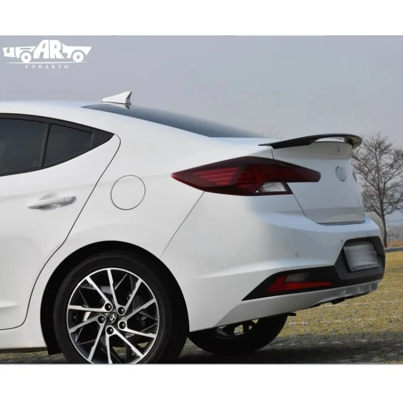 Body Kit Factory Design Produce ABS Plastic Rear Trunk Lip Spoiler For Hyundai Elantra Avante AD 2019+