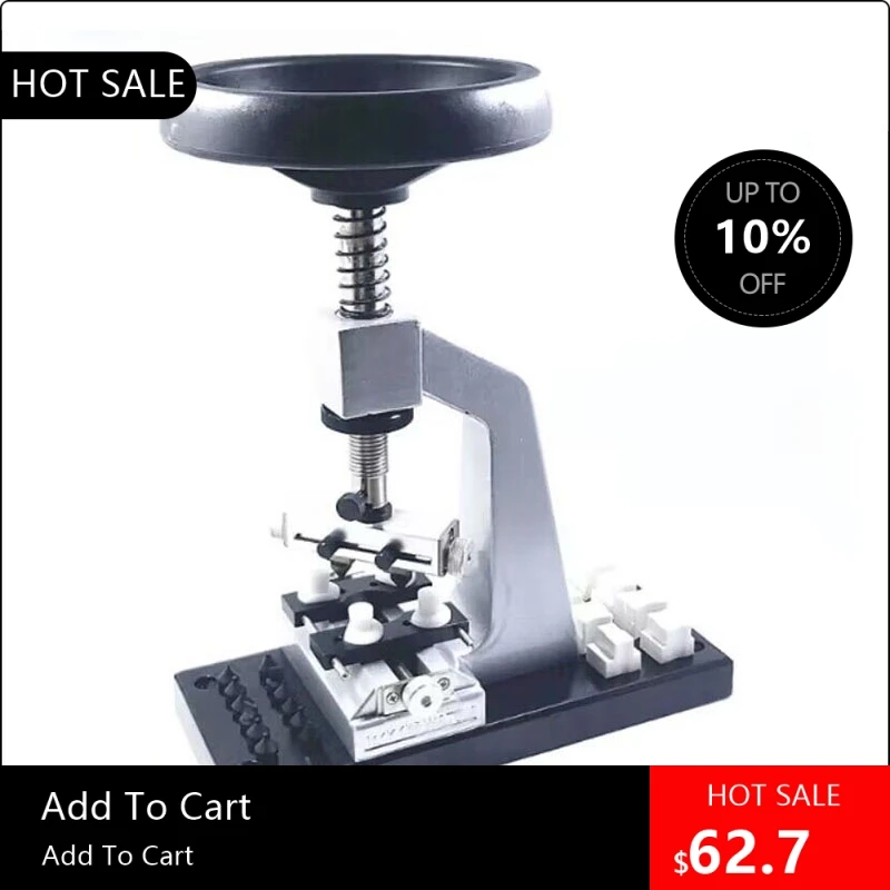 

1946 5700 Adjustable Case Back Opener for Watchmaker - Unlock Case Back Machine Screw Oyster Watch Repair Tool Ki 19