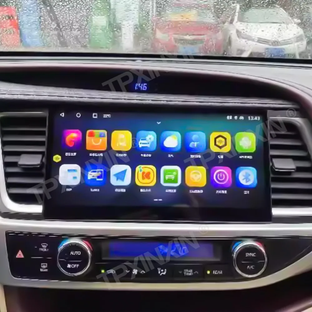 

10.2 '' Android 13 CarPlay Car Radio For Toyota Highlander 2015-2020 GPS Navigation Multimedia Player HD Touch Screen Head Unit