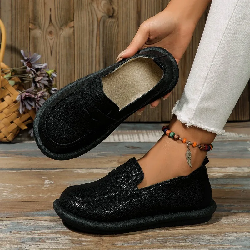 Women's Nursing Shoes Walking Slip on Shoes Nurse Loafers Summer Lightweight Flat Nursing Shoes for Office