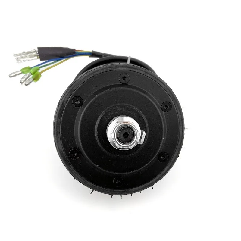4 Inch 24V 36V 200W Black Gearless Hub Motor Robot Starter For Electric Scooter Wheel Drive Replacement Power Component