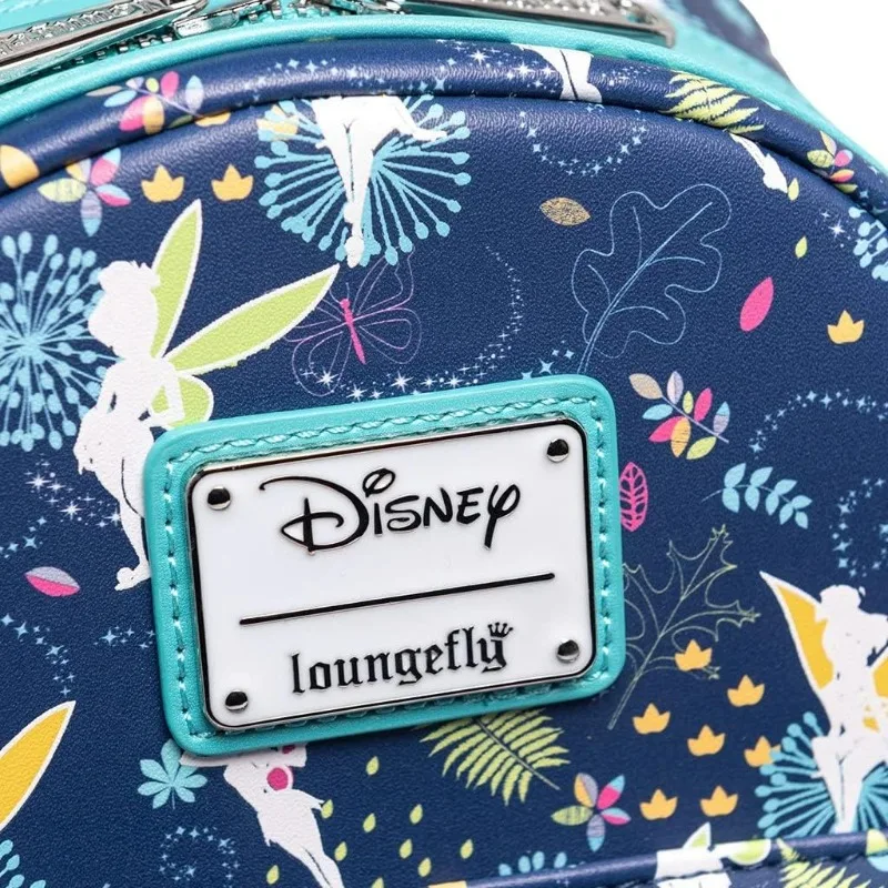 Disney Lounge fly Frauen blaugrün Tinkerbell leuchten im Dunkeln Allover Print Rucksack