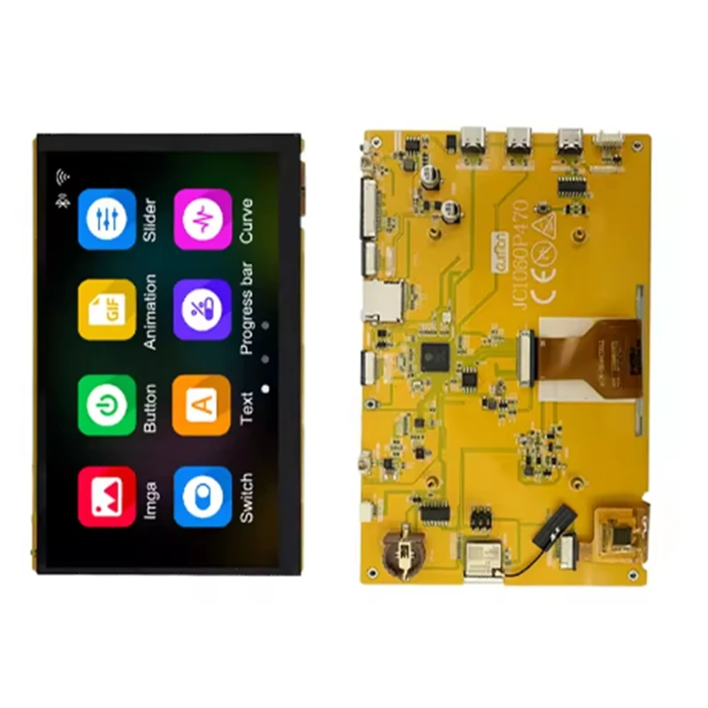 2025 새로운 ESP32 P4 개발 보드 7인치 디스플레이 7인치 터치스크린 온보드 ESP32-C6/카메라 포트/스피커 포트