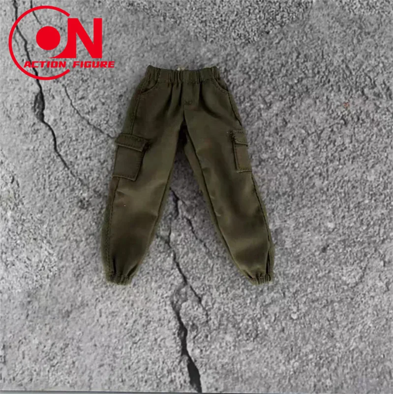 1/12 Loose Male Leggings Sports Pants Casual Pockets Trousers Elastic Waistband Doll Clothes Accessories For 6\'\' Action Figure