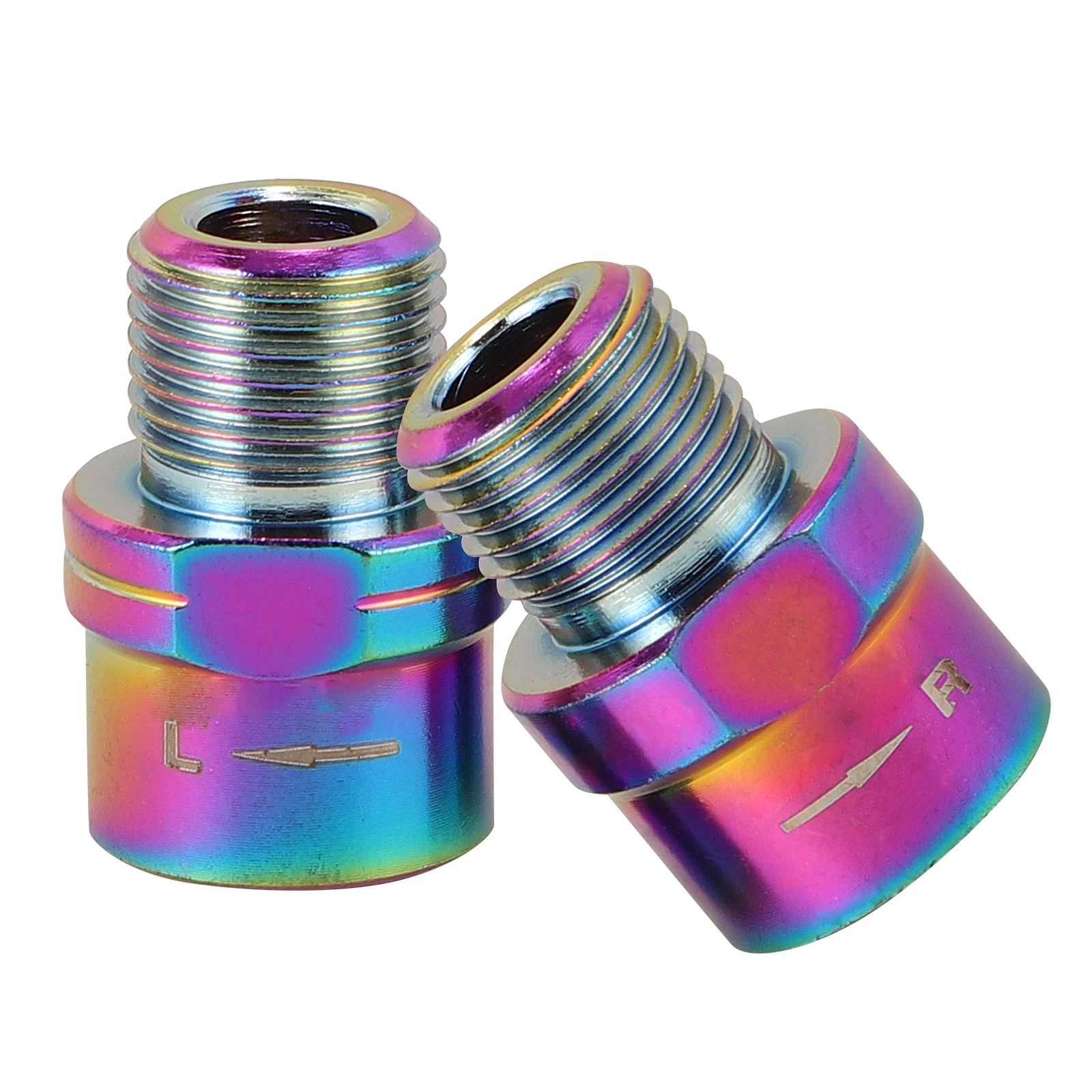 

2 Pcs Pedal Extender Adapter Bike Adapters Replaceable Part Aluminum Alloy Extenders Bicycle