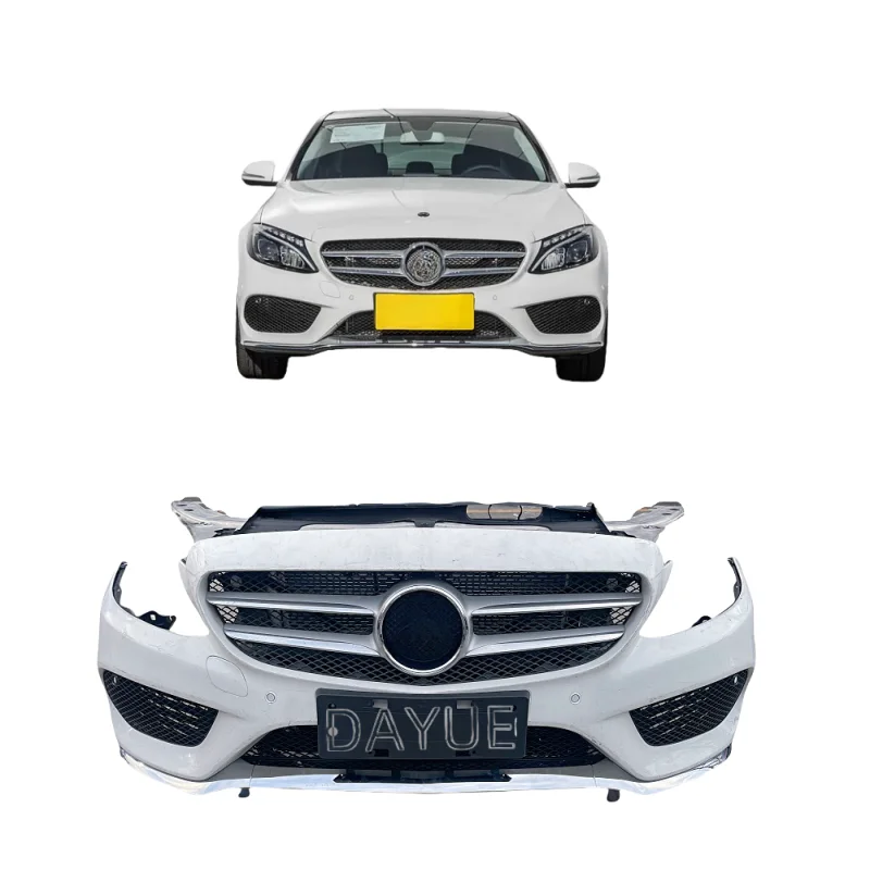 

High Quality Used Front Bumper Assembly for Mercedes-Benz C-series 205 Including Headlight Grille and Radiator