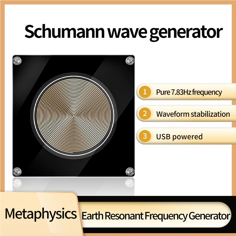 7,83 Hz Schumann-Wellenresonanzgenerator DC 5 V UltraLow Frequency Pulse Wave Generator Typ-C-Anschluss Schumann Wave Niederfrequenz