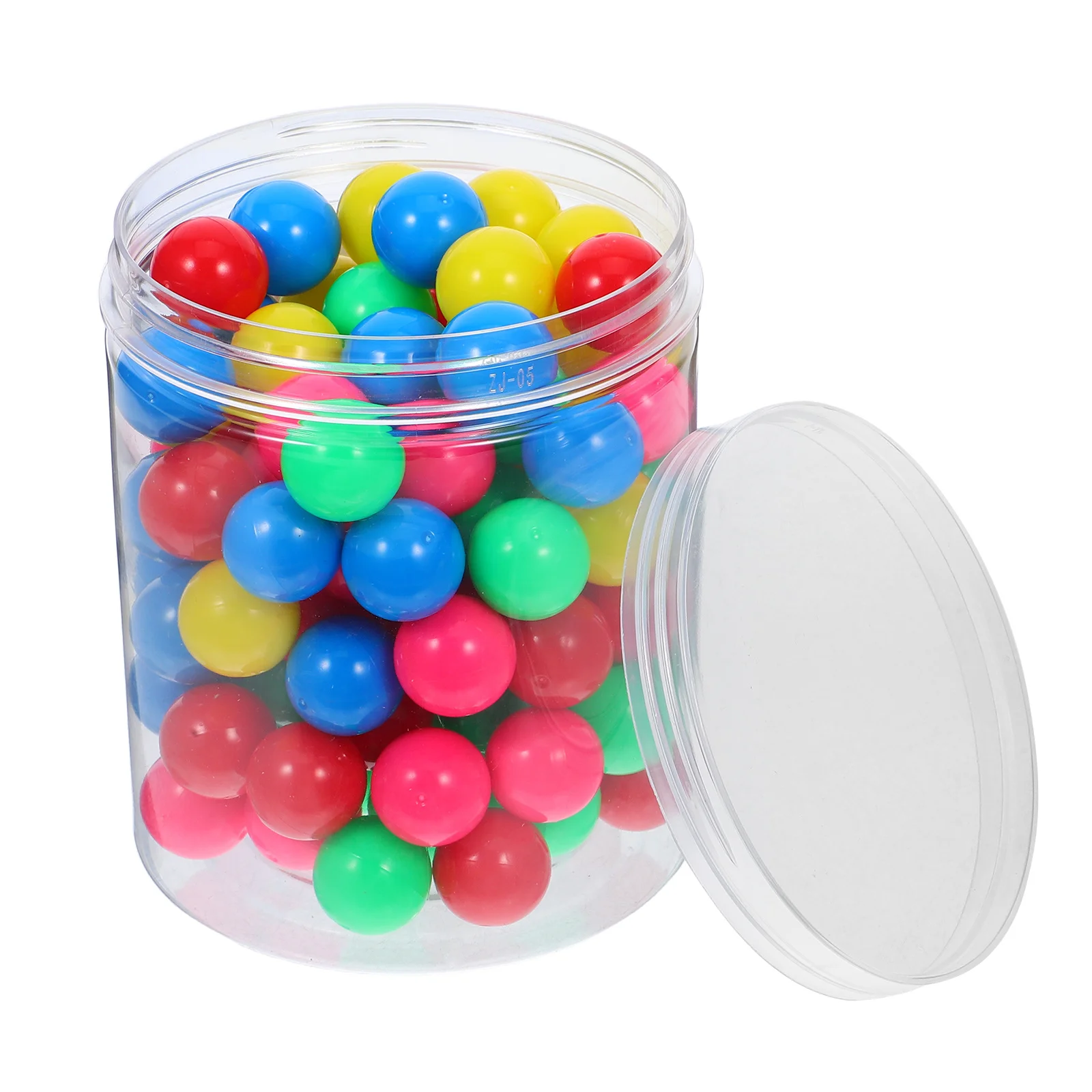 100 Uds bolas de pista de enseñanza 2Cm Mini bolas de plástico coloridas para contar juegos de clasificación experimentos de tallo educativo ligero