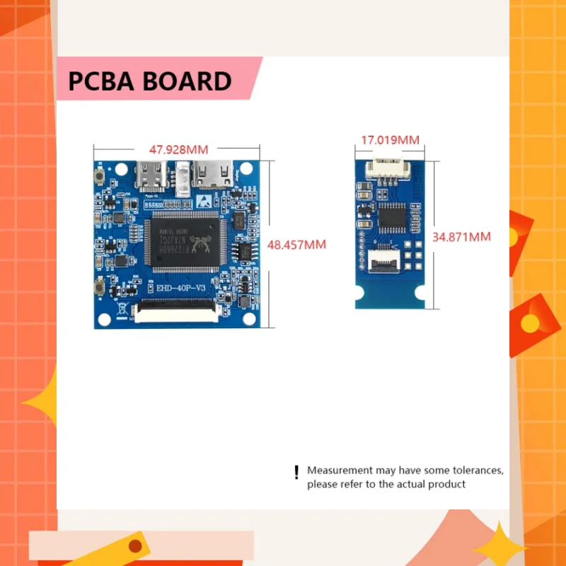 480 * 854 high pixel 5-inch LCD module HDMI vertical touch screen with HDMI board IPS module RGB interface full view screen