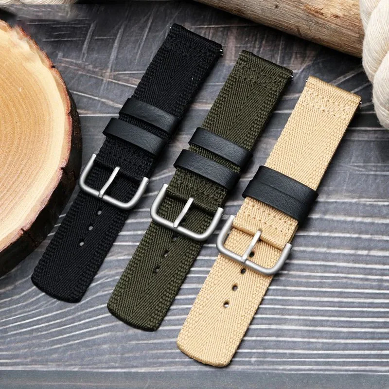 Nylon Strap for Casio PRG-600YB PRG-650 PRW-6600 GA2000 Waterproof watch Band man\'s Bracelet Nylon Watch Band longer Strap 24mm