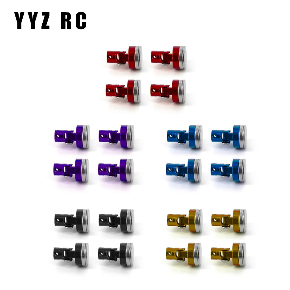 Magnetyczny Stealth Invisible Body Post Mount Contact Shell Column + Clips Metal For Axial Scx10 Upgrade Parts Rc Car Accessories