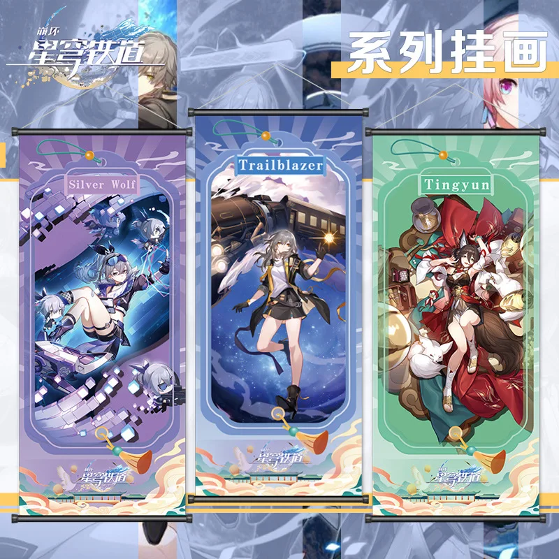 Anime Honkai:Star Rail Yanqing Spiel Periphere Achse Poster Comic Ausstellung Leinwand Zarte Malerei Dekoration Geburtstagsgeschenk