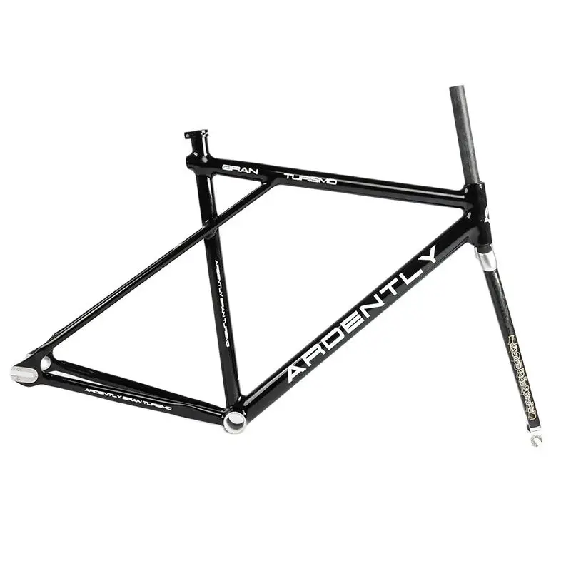 2024 ARDENTLY FixedGear Bike Frameset 700c Aluminum Frame And Carbon Fork 53CM 55CM 57CM High Quality Single Speed Bicycle Frame