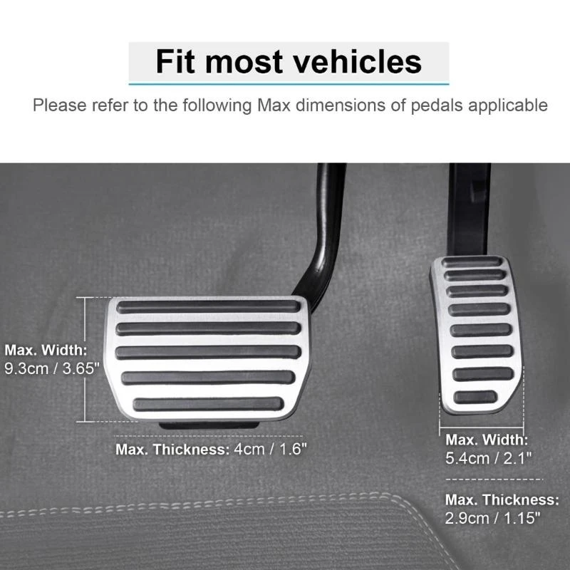 Universal Pedal Extenders Accelerator For Short Ensuring Safe And Comfortable Driving In And Ride On R6FB