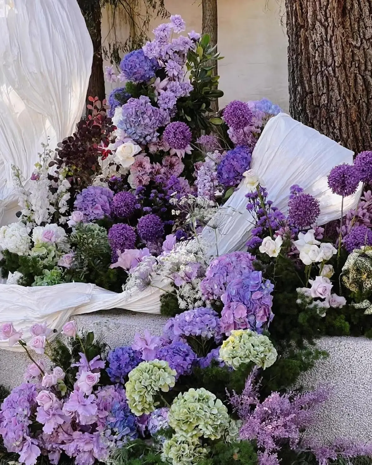 6 Stück 8,7 Zoll Seiden-Hortensien-Blütenköpfe mit Stielen, künstliche Hortensien-Blumen für DIY-Hochzeits-Mittelstück, Heimdekoration – Detail 24