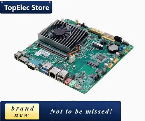TopElec N100 Mini-ITX Motherboard Intel CPU IPC SBC Embedded Ultra-thin Mainboard With COM LAN DC-12V DDR4 EDP LVDS