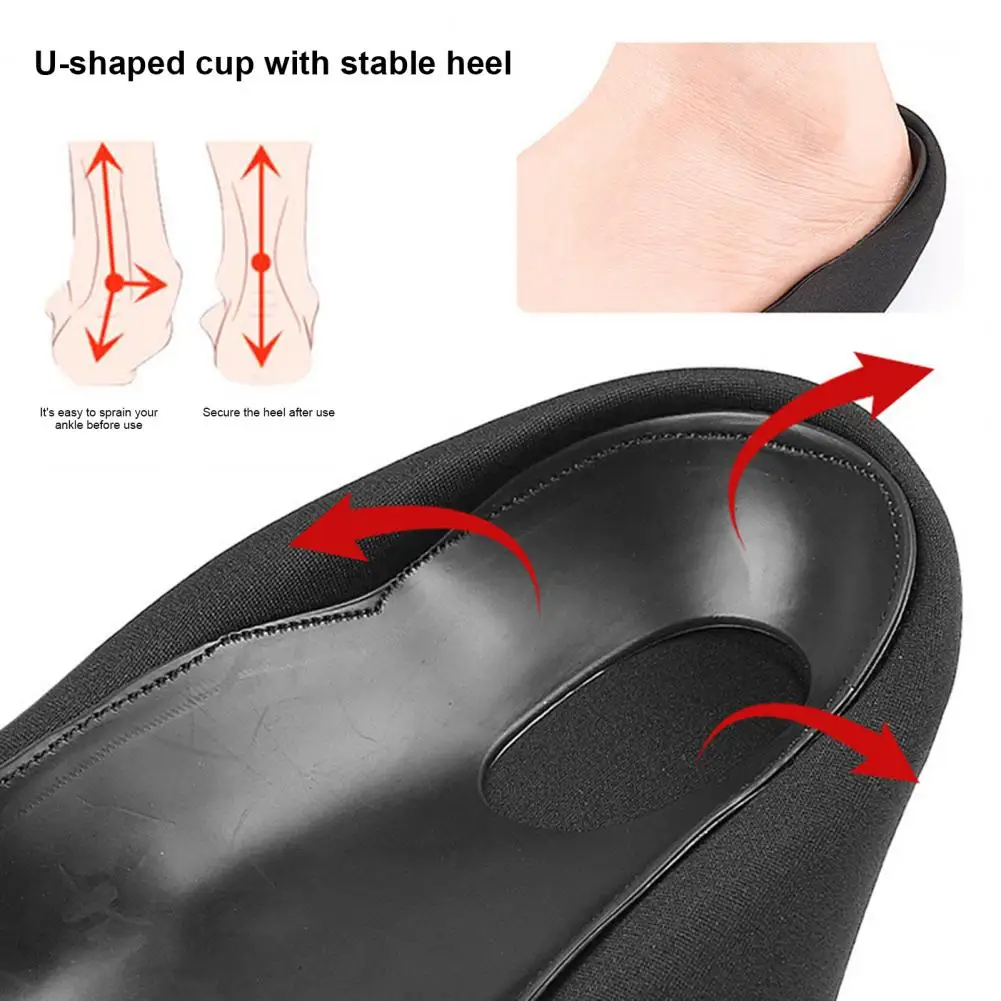 Picture 7: Heel Cup Protector For Arch And Ankle Support Heel Inserts Pads For Fasciitis Achilles Tendonitis Heel Spurs Foot Pain Relief
