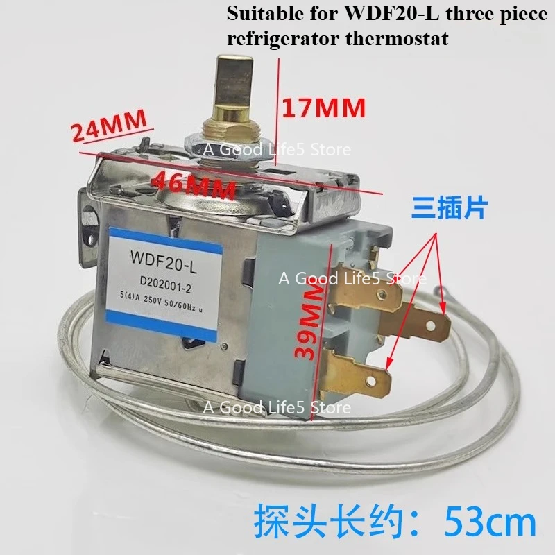 

Applicable To Refrigerator Display Cabinet Mechanical Thermostat WDF18-L 20 19-K WPF20 22 24 32 Insert