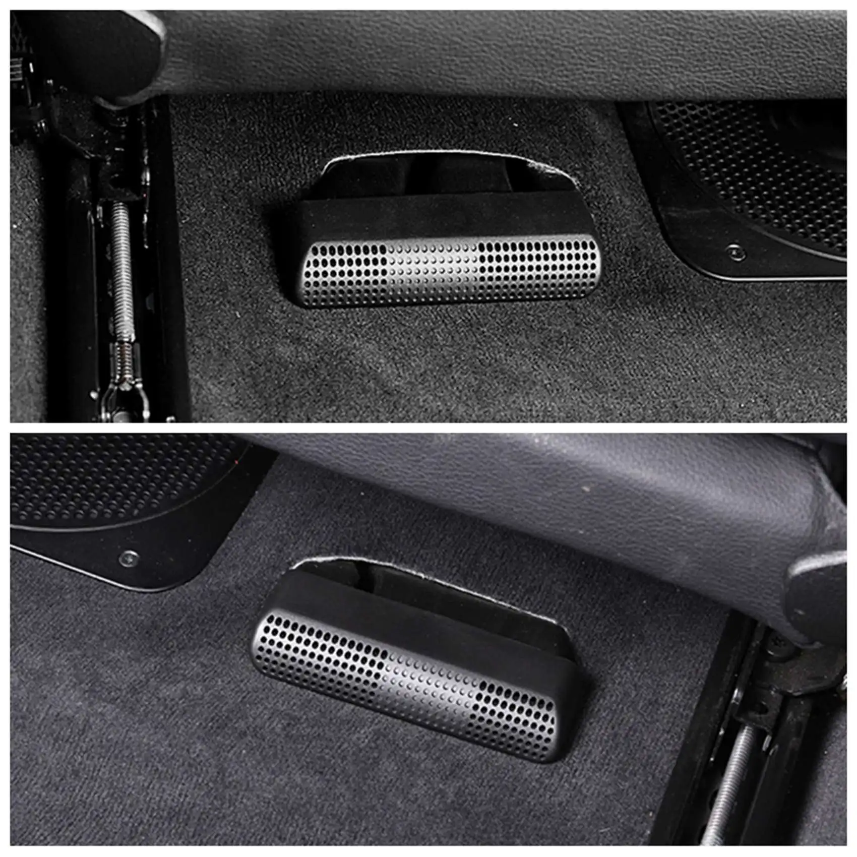 A13Z-Car Seat Rear AC Heat Floor Air Conditioner Duct Vent Trim Cover Accessories For BMW 3 4 Series GT F30 F34 F36 2013-2018