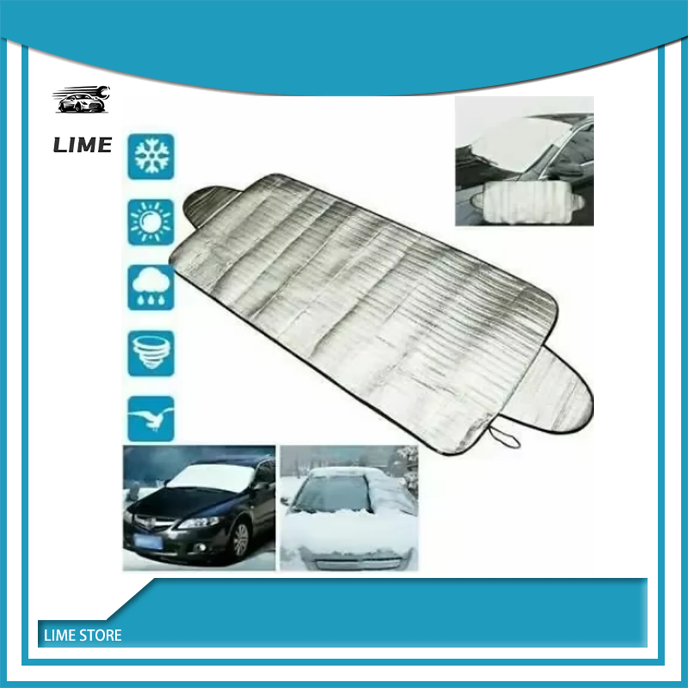 Car Windshield Sunshade Curtain Front Window Sun Shade Protector Foldable Car UV Protection Sunshade Auto Windscreen Visor Cover