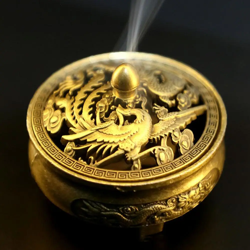 Lotus Weihrauch Räuchergefäß Buddhistische Utensilien Weihrauch Brenner Langlebige Legierung Exquisite Relief Weihrauch Brenner Home Office Dekoration