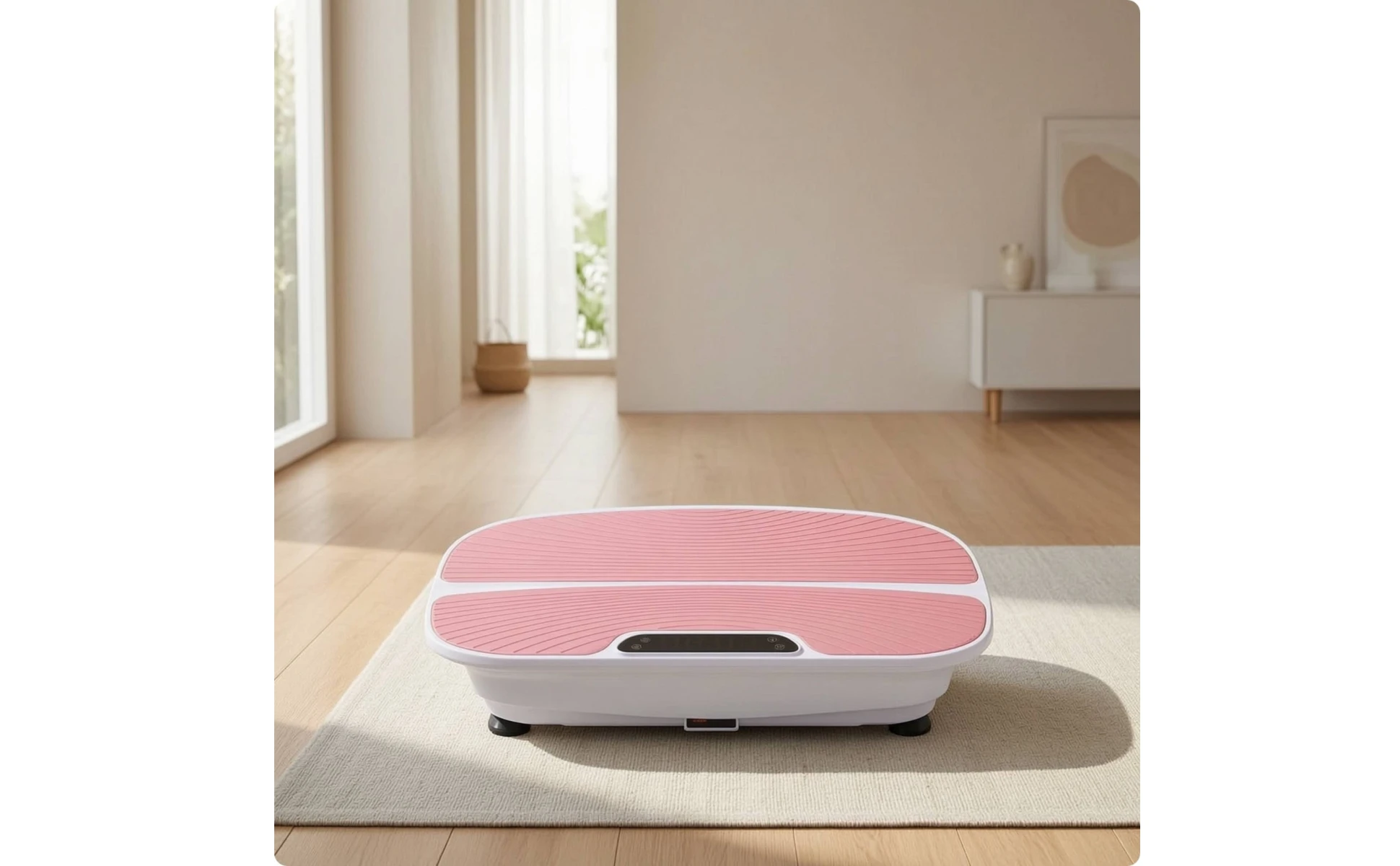 Vibration Plate with Non-Slip Surface Compact Vibrating Fitness Platform Shaker Machine Portable for Home Workouts Vibration Plate with Non-Slip Surface Compact Vibrating Fitness Platform Shaker Machine Portable for Home Workouts