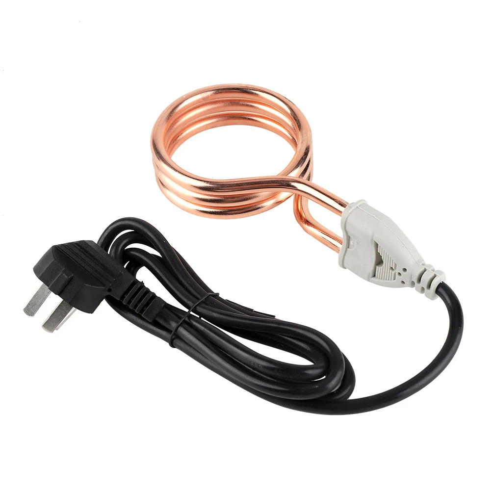 220V 1800W 전기 침수 물 액체 히터 홈 여행용 휴대용 보일러 핫 히터