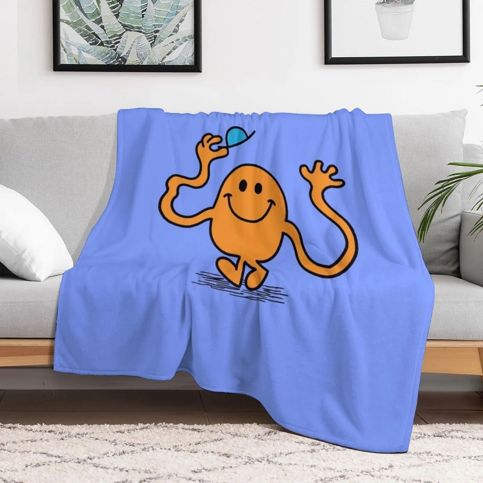 Tickle Man Throw Blanket