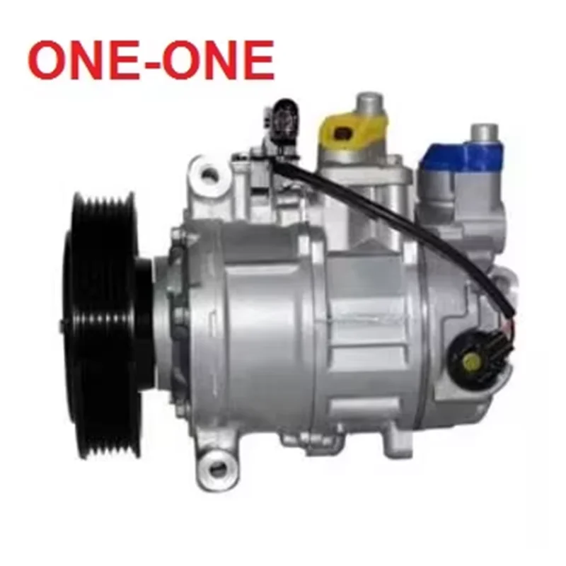 AC A/C Compressor 12V-6PK -100MM 7E0820803H 7E0820803F 437100-7250 447150-1520 447150-1521 447150-1522 447150-2613 447150-2930