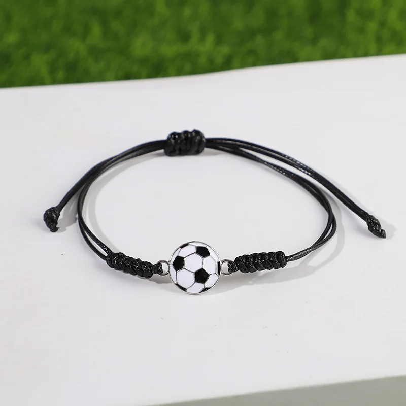 5/10 Stück Fußball-Armbänder, Charm-Geschenke für Kindergeburtstage, Gastgeschenke, Piñata-Füller, Sportthemen-Party-Dekorationszubehör – Detail 2
