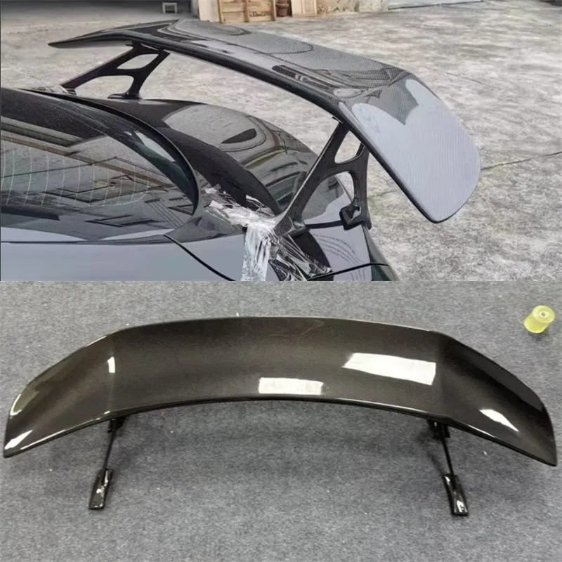 

For Benz C Class W205 C63 2015-2025 Real Carbon Fiber Tail Wing Wing Rear Trunk Lip Car Accessories Refit Decoration Spoiler Kit