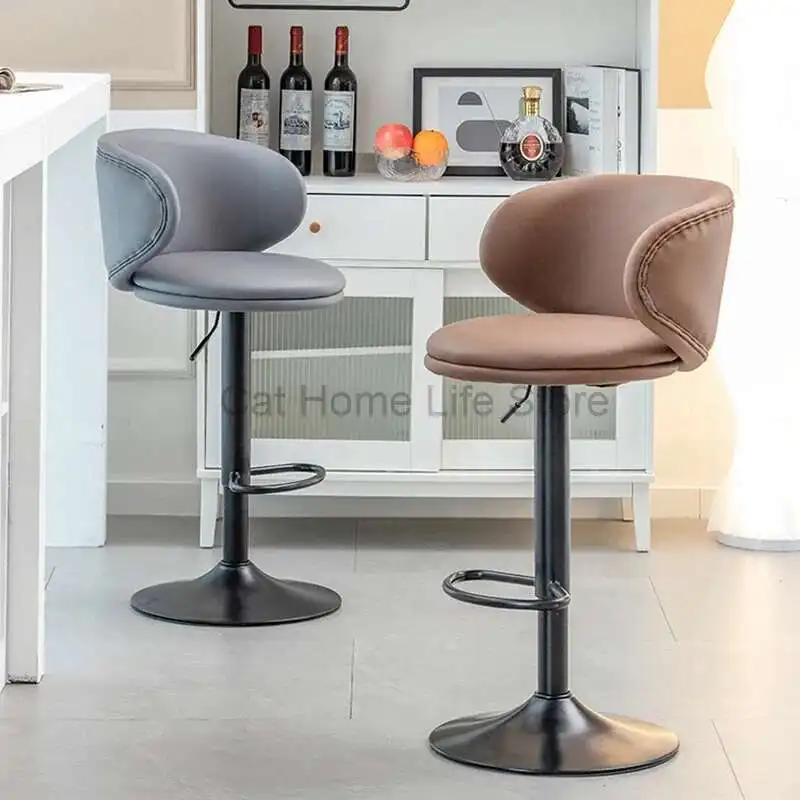 

Minimalist Design Swivel Bar Chairs Modern Nordic Adjustable High Stool Bar Chairs Vintage Iron Bar Furniture Barkrukken LLBC