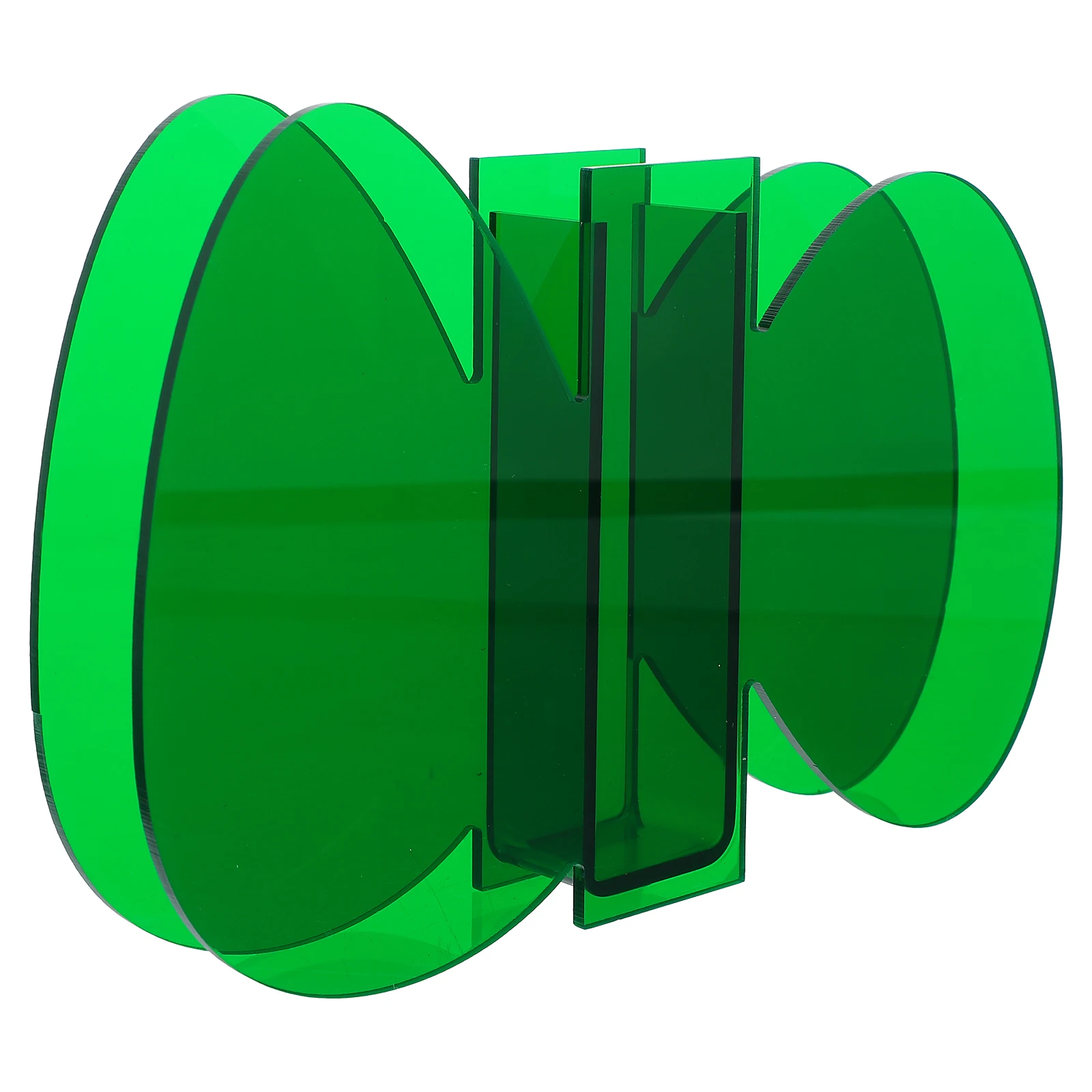 

Leaf Shaped Acrylic Decor Vase Decor Creative Design Flower Container Home Adornment Unique Vase Practical Use