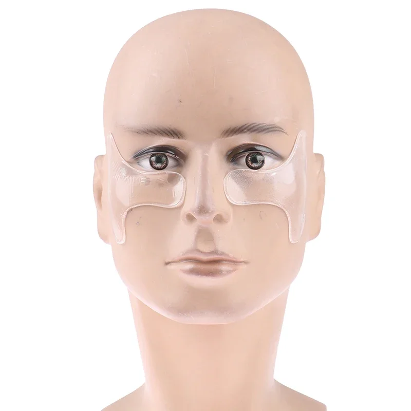 1 paar herbruikbare siliconen ooglapje T-vormige ooglapje Draagbare gezichtsverzorging Overnachting Verwijder lijnen Gezichtsschoonheidstool