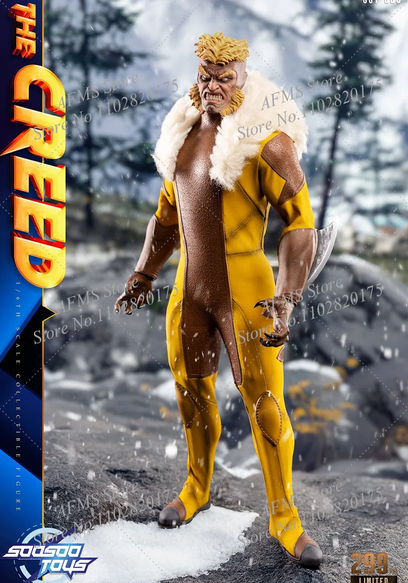 

Коллекционная фигурка Soosootoys SST085 в масштабе 1/6: Мутант Саблезубый Тигр Логан, полный комплект, 12-дюймовая фигурка солдата (тело)