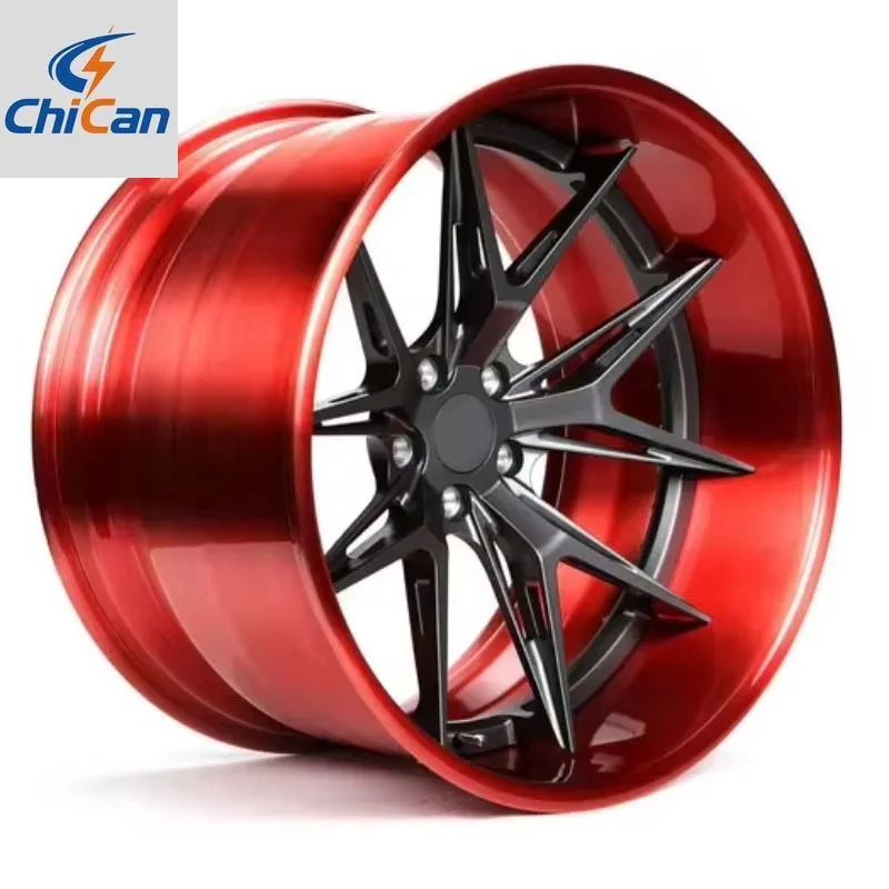 

【2026】Кованые легкосплавные диски Chican Custom с глубоким вогнутым ободом, легкие, из сплава R2 T6061, для легковых автомобилей, 19-24 дюйма, Hu