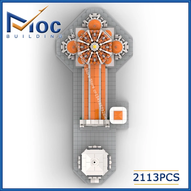MOC ビルディングブロッククラシックイタリアスタイル建築モジュラー大聖堂 1:800 モデル DIY アセンブリレンガコレクションおもちゃクリスマスギフト