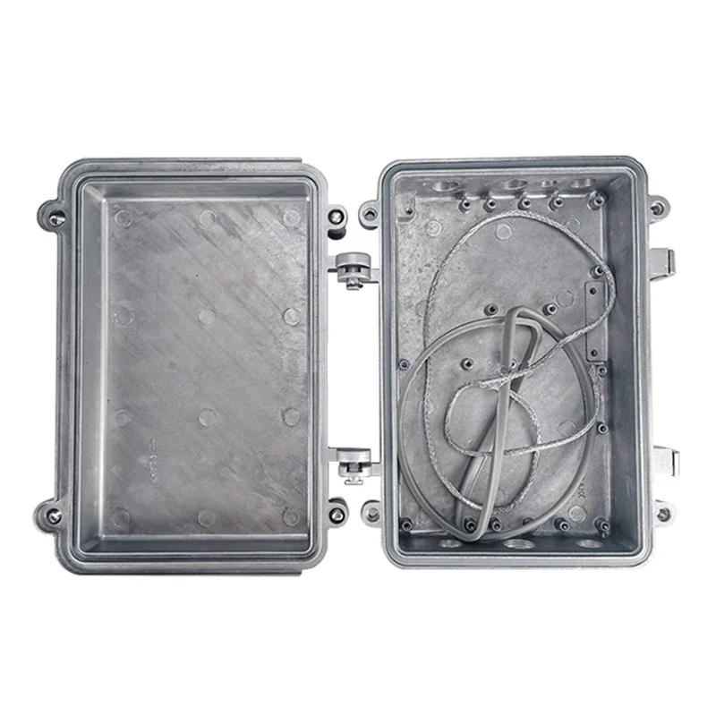 Outdoor Long Range Wireless AP Bridge Amplifier IP66 Waterproof Box Cast Aluminum Metal Housing for Communication Base Station