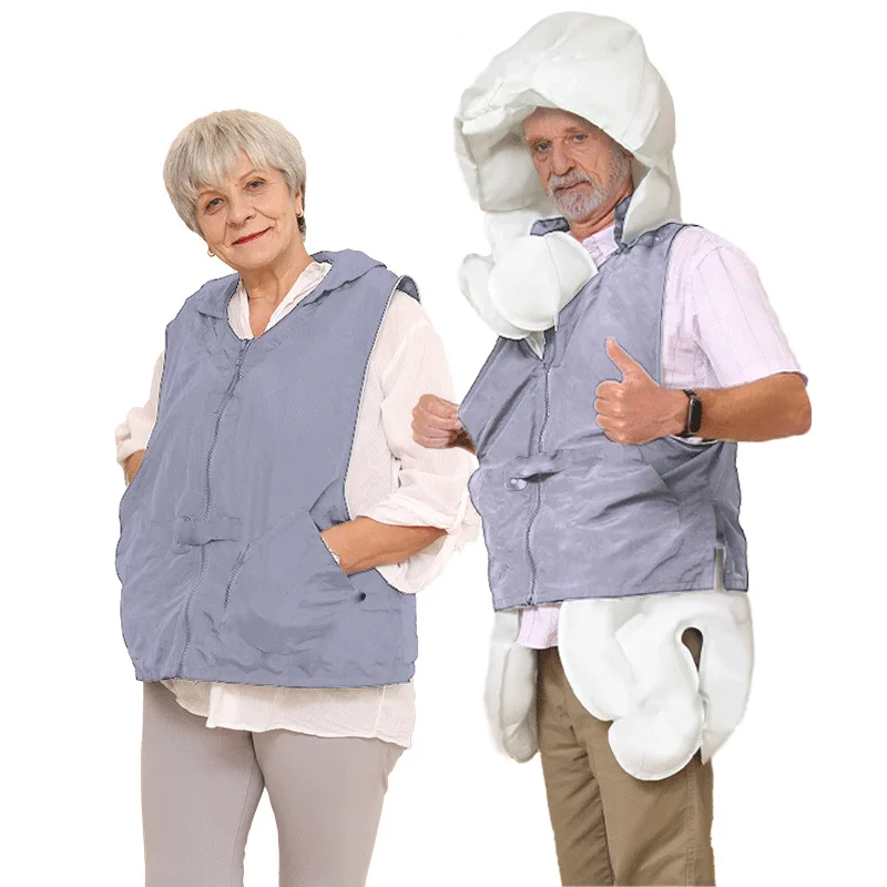 

Vest artifact for the elderly anti-fall protective airbag