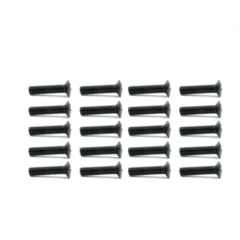 6Pcs Fixing Screw M5 20/22/25mm M6 Left Hand Thread for 1/2''UNF 3/8''UNF Drill Chuck Shank Adapter