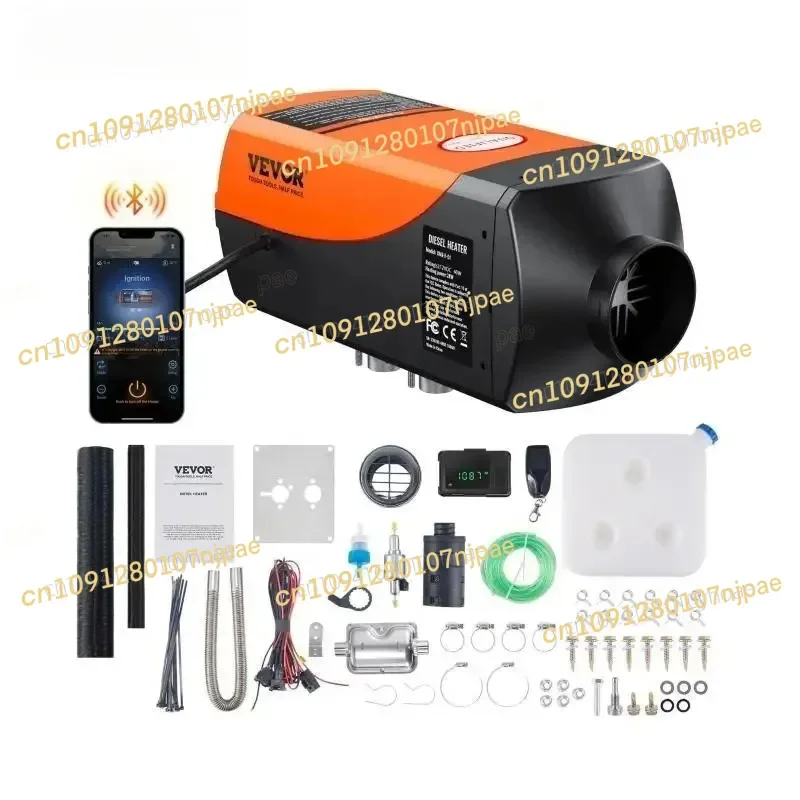 เครื่องทำความร้อนดีเซล VEVOR 12V 2KW พร้อมรีโมทคอนโทรลและหน้าจอ LCD สำหรับรถบ้าน รถพ่วง รถแคมป์เปอร์ รถตู้ เรือ L