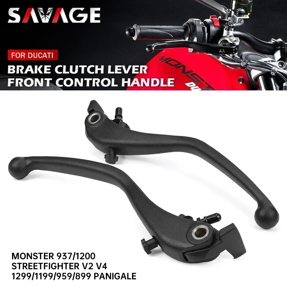 For DUCATI Monster 937/950/1200 1199 1299 959 Panigale V4 V2 Streetfighter Motorcycle Clutch Brake Lever Front Control Handles