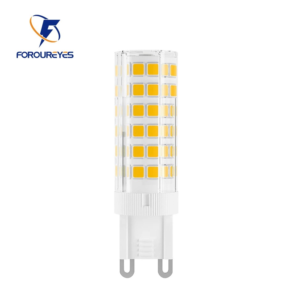 

Hot Sale Super Bright G9 LED Lamp AC220V 4W 5W 7W Ceramic SMD2835 LED Bulb replace 30W 40W 50W Halogen light for Chandelier