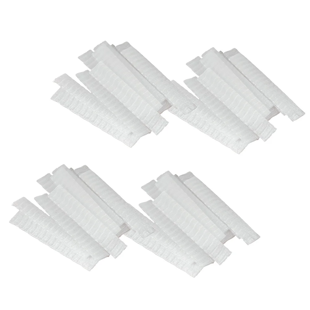 100 Stuks Make-Up Borstel Protector Covers 12X1Cm Pe Plastic Mesh Mouwen Voor Borstels Schoon Organizer Reizen Tool opslag