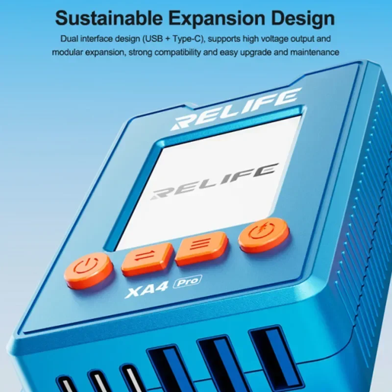 RELIFE XA4 Pro Boot Power สําหรับ IP8-16PM อัตโนมัติหน้าจอ Reboot ริบหรี่ปัญหา Curve Analog Pointer Meter ฟังก์ชั่น